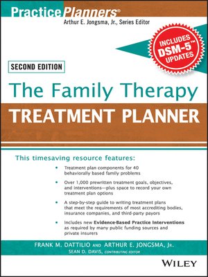 cover image of The Family Therapy Treatment Planner, with DSM-5 Updates